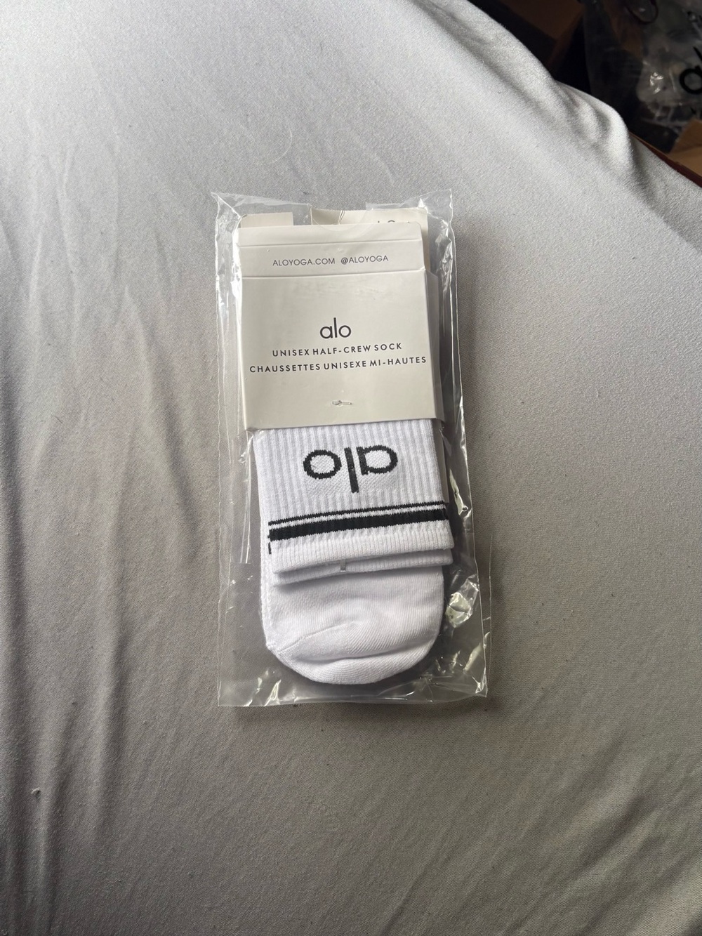 Alo Yoga socks white